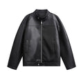 Men's Faux Leather Moto Jacket