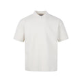 Men's Oversized Mock Neck T-Shirt - Cream