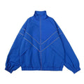 Men's Oversized Windbreaker Jacket - Royal Blue